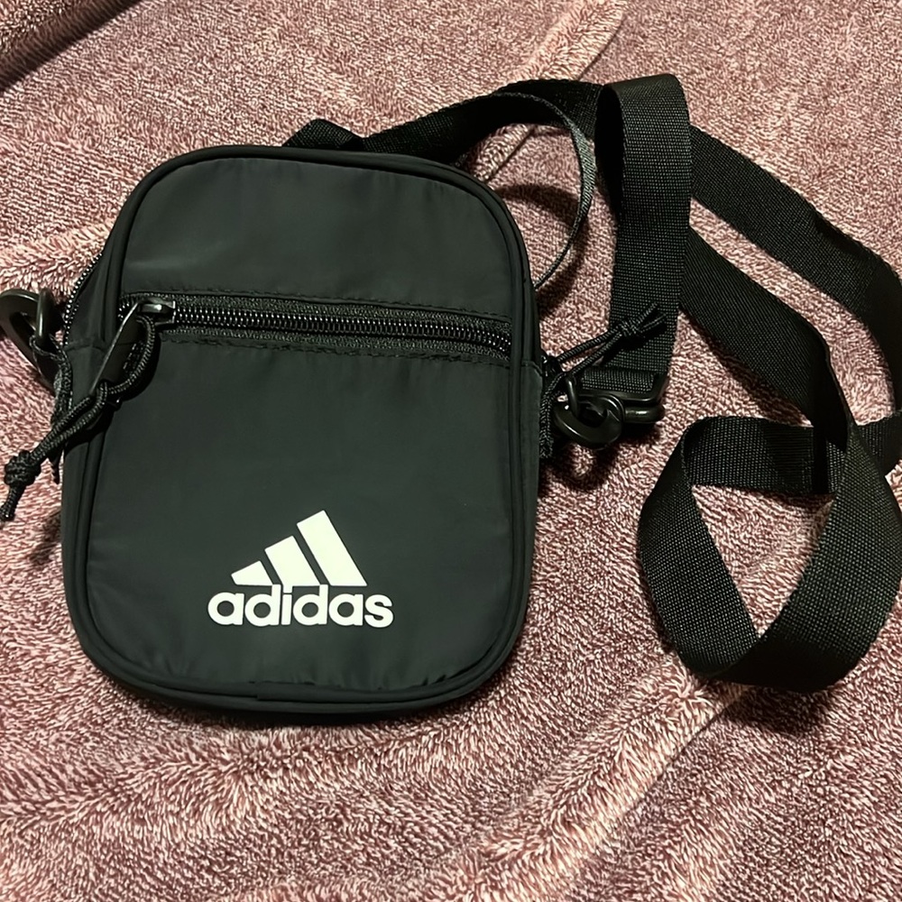 Adidas cross body bag Black